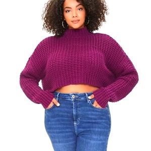 Crop Sweater by Forever21